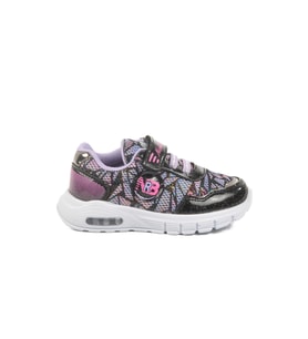 Ayakmod Beyaz Buz Cırtlı Işıklı Unisex Çocuk Spor Ayakkabı 336126 B (Siyah)