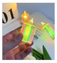 Mini Led Lamba Küçük Aralık 2023 Masaüstü 4cm Pvc Sihirli Renkli Enxboyxyükseklik 3,5x3,5x4cm 1 Adet
