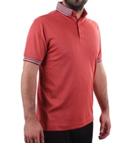 Twister 2305 Tarçın Günlük Kısa Kol Normal Kesim Pamuklu Polo Yaka Erkek Tişört
