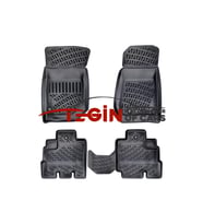 Jeep Wrangler Unlimited JK 4-Kapı 2014 3D Havuzlu Paspas Siyah