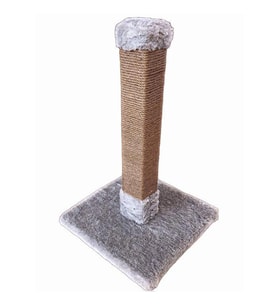 Botar Kare Tırmalama Tahtası 40-40-60cm Gri