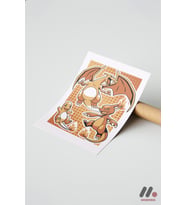Pokemon Charmander Evrim Poster, Çerçevesiz Yüksek Kalite Duvar Afişi - Anime