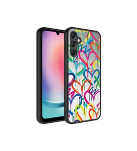 Samsung Galaxy A34 Uyumlu Kılıf Aynalı Desenli Kamera Korumalı Parlak Zore Mirror Kapak