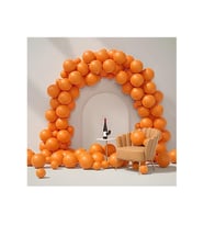 PASTEL BALON TURUNCU 50 ADET