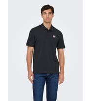 ONSDAWSON REG SS POLO SHIRT VD Jet Black