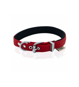 Comfort Dokuma Köpek Boyun Tasması Small Kırmızı 2x20-35 Cm