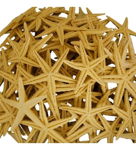 Polyester Deniz Yıldızı 6 CM - 9 CM (50 Adet)  Natural