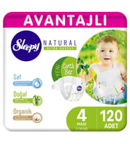 Sleepy Natural Avantajlı Bebek Bezi 4 Numara Maxi 120 Adet