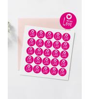 Desenli Thank You Teşekkür Stickers Paketleme Kargo Çıkartma PYTKSTK112