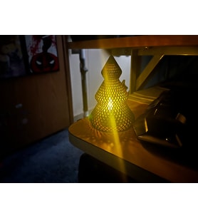 Yılbaşı Ağacı Şeklinde Mini Mumluk – Romantik Ev Dekoru 14CM