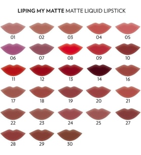 Liping My Matte Likit Ruj No: 21 - Suya Dayanıklı Ultra Mat Ruj