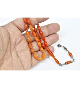 Sıkma Kehribar 6*11 mm  (Khr -10925)