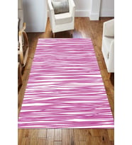 Dijital Kaymaz Taban Yıkanabilir Salon Halısı Mutfak Halısı Koridor Halısı Yolluk ND-HS-437 (Pembe)