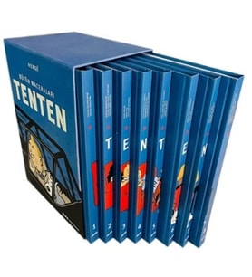 Tenten'in Maceraları Sekiz Kitap Birarada (Ciltli-Kutulu)