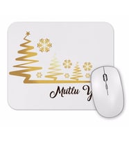 Mutlu  Yıllar İllüstrasyon Mouse Pad