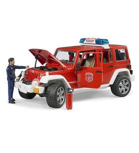 Bruder Jeep Wrangler Rubicon İtfaiye Ve İtfaiyeci BR02528