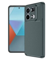 Newface Xiaomi Redmi Note 13 Pro 4G Kılıf Auto Focus Karbon Kapak - Koyu Yeşil