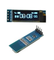 128x32 Oled Lcd Ekran 0.91 Inch SSD1306 (Arduino Uyumlu) - Mavi