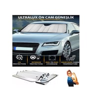 Katlanabilir Vantuslu Araba Perdesi Güneş Önleyici