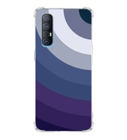 PrintiFy Oppo Reno 3 Pro Uyumlu Köşe Korumalı Renk Cümbüşü E Tasarımlı Şeffaf Silikon Kılıf