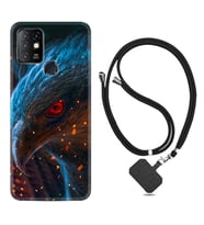INFINIX Hot 8 9 10 11S Hot 10 Play 10T Kılıf Boyun Askılı Silikon Şahin 1756