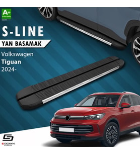 VW Tiguan 3 S-Line Krom Yan Basamak 183 Cm 2024 Üzeri