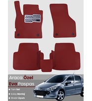 PEUGEOT 307 (2001-2008) Uyumlu EVA Paspas Tam Set–Araca Özel,Oto Paspas,Kolay Montaj