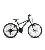MARS PLUS - 26  - MTB - 14' - 21 Vites - V.B - Parlak Siyah-Lime/Mavi (Siyah-Sarı)