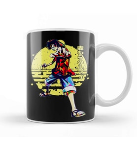 Luffy One Piece 02 Kupa Bardak Porselen