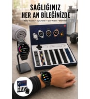 Yeni Nesil Akıllı Saat 2024 Model Uyku Ve Sağlık Takibi Bluetooth Bağlantılı Yeni Nesil