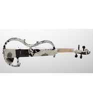 Kinglos KNG DSG-1310 4/4 Elektro Keman Seti (Orta/Profesyonel Seviye)  Modern Gövde Tasarımı, Aktif Manyetik Sistem, Kulaklık Çıkışı, Arşe ve Sert Taşıma Kutusu Dahil
