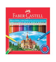 FABER-CASTELL KURU BOYA TAM BOY 24 RENK KARTON KUTULU (116324)
