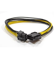 8 pin PCI-E ekran Kartı power uzatma kablo 45 cm