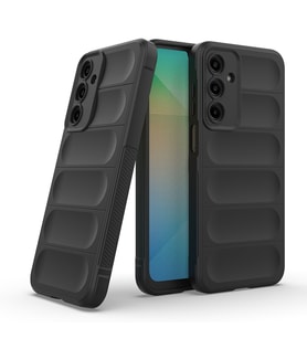 Samsung Galaxy A17 Kılıf Elde Tutma Kolaylıkla Kaydırmaz Kenar Line Dizayn Optie (Siyah)