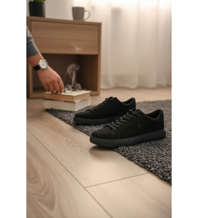 Enoch Erkek Günlük Spor Ayakkabı Düz Tabanlı Sneaker Mat Dokulu ve Sade Basic Model