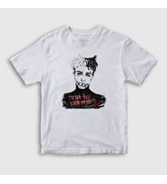 Presmono Unisex Çocuk Beyaz Hate XXXTentacion T-Shirt 47930tt