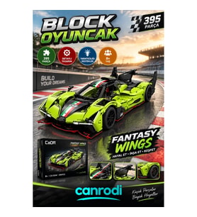 C51303W CADA FANTASY WİNGS 395 PARÇA BLOCK OYUNCAK