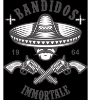 Bandidos Sticker 10x10 cmRenkli Sticker