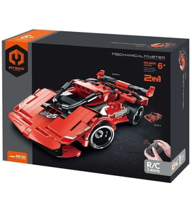 SUNMAN İM. MASTER NO.8025 UZAKTAN KUMANDALI R/C 2.4GHz SÜPER ARABA KIRMIZI 2IN1 LEGO YAPIM SETİ 351