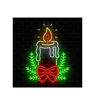 Noel Mum Yılbaşı Temalı Neon Tabela