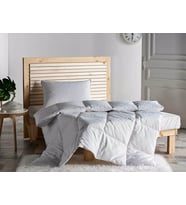 Doqu Home Kaz Tüyü Tek King Size Yorgan (Beyaz)