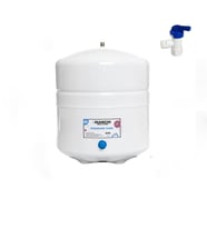 Tüm Su Arıtma Cihazları İçin 12 Litre (3,2G) Metal Tank (Beyaz-Gri)