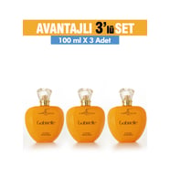 3'Lü Set Alberto Taccini  GABRIELLE Kadın Parfümü -100 ml