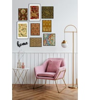 Çerçevesiz Cafe Mutfak Dekoratif Ahşap 9'lu  MDF Home Yazılı Tablo Seti