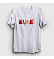 Presmono Unisex Beyaz Logo The Blacklist T-Shirt 183397tt (Beyaz)