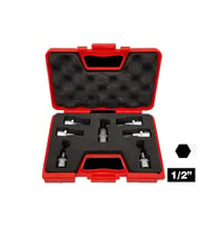 İzeltaş 1/2 Lokmalı Allen Uç Takımı (60mm 7 Parça)- 1113001107