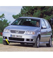 VW Polo HB 2000-2002 Ön Tampon Sağ Sis Farı Çerçevesi 6N0853666C