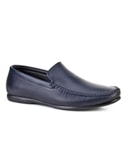 Hakiki Deri Lacivert Erkek Loafer