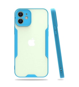 İphone 12 Kılıf Platin Silikon - Mavi