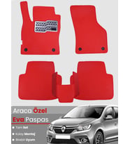 Renault Symbol 3 (2013-2020) Uyumlu EVA Paspas Tam Set–Araca Özel,Su Geçirmez,Hızlı ve Kolay Montaj